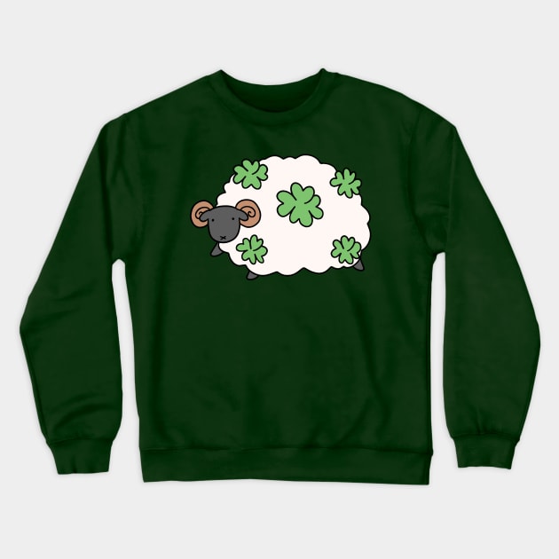 Clover Ram Crewneck Sweatshirt by saradaboru